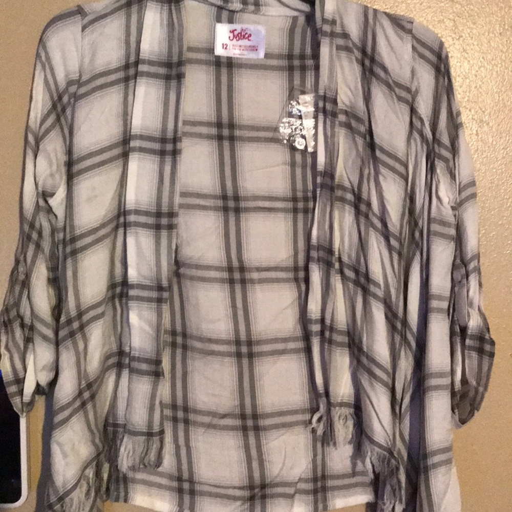 Justice girls Cardigan NWT
